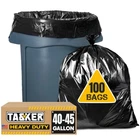 Tasker 44-45 Gallon Trash Bags Heavy Duty, Value 100 W/ties Extra Large ... New. Price: $69.35.