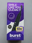 Burst Original Sonic Electric Toothbrush For Adults Black Soft Bristle Deep... New. Price: $60.00.