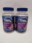 2 -tums Heartburn Plus Sleep Support Chewable Dietary Berry Fusion 5MG Melatonin New. Price: $21.59.