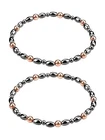 Drkao 2 Pack Copper Magnetic Anklets For Women Middle, Red New. Price: $17.35.