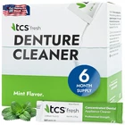 Tcs Fresh Denture Cleaner Professional Strength Concentrated Cleanser Mint Pow New. Price: $40.25.