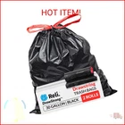 Reli. 30 Gallon Trash Bags Drawstring 150 Count Black Garbage New. Price: $44.93.