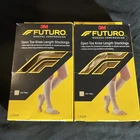 Lot Of 3M Futuro 71051EN Open Toe Knee Highs Firm 20-30 Mmhg Xl (1PR X2) New. Price: $54.99.