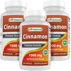 3 Pack Best Naturals Cinnamon 1000 Mg With Chromium 200 Mcg 180 Capsules New. Price: $46.82.