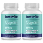 Bestvite Cognizin Citicoline 500MG 120 Vegetarian Capsules 60X2 - Clinically New. Price: $98.86.