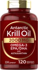 Carlyle Antarctic Krill Oil 2000 Mg 120 Softgels Count (pack 1) New. Price: $28.58.