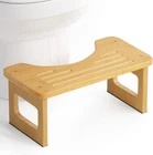 Bamboo Toilet Stool, Squat Potty For Adults, Non-slip Pooping Stools New. Price: $22.99.