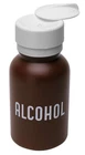 Menda Lasting-touch Round Brown Plastic Dispenser Bottle 8 Oz Pump Alcohol Usa New. Price: $12.49.