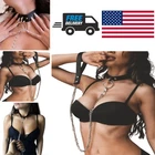 High Quality Leather Bondage Collar With Chain Leash For Intense Restraint Play New. Price: $23.74.