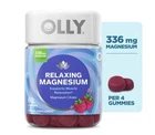 Olly Relaxing Magnesium Gummies, Supports Muscle 1 Count Pack Of 60.. New. Price: $25.25.