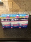 3 Boxes Of Efferdent Denture Cleanser Tablets, Complete Clean, 102 New. Price: $20.00.