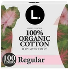 L. Ultra Thin Liners For Women, Regular Coverage, Organic Cotton Top Layer, U... New. Price: $13.88.