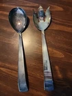 Vintage Ambassador Signed Hefty Large Salad Casserole Serving Set Spoon Fork. Price: $13.99.