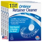 Orvance Retainer Cleaner Tablets 1 Year Supply Only 2 Cleanings Per Week New. Price: $40.34.