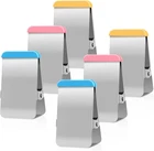 6 Clips Bolsa Comida Metal Silicona Sellado Hermetico Cocina Oficina New. Price: $24.70.