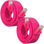 Cat 6 Ethernet 25 Ft 2-PACK High-speed Lan Cable, Internet Pat... New. Price: $29.24.
