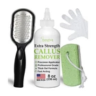 Dr. Entre's Callus Remover Gel Kit For Feet: Foot File, Pumice Stone, 5 Glove... New. Price: $27.48.