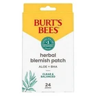 Clear And Balanced Herbal Blemish Patches 24 Count By Burts Bees New. Price: $15.71.