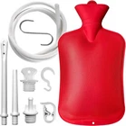 Enema Bag 2L Home Kit With TIPS,60 Inch Long Silicone Hose, Red New. Price: $15.94.