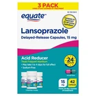 Equate Lansoprazole Delayed Release 15MG Acid Reducer 42 Capsules New. Price: $8.32.