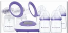 Lansinoh Signature Pro Double Electric Breast Pump - White/purple New. Price: $100.00.