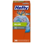 Hefty Trash Bags, Blue, 30 Gallon, 36 Count (pack Of 1), New. Price: $22.99.