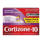 CORTIZONE-10 Cream 4 (2 Tubes 2OZ) Exp 08/2027 New. Price: $22.09.