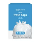 Amazon Basics Small 4 Gallon Trash Bags With Flap 80 Count (pack Of 1), White New. Price: $24.90.