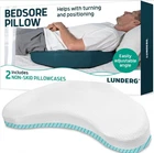 New Lunderg Bedsore Positioning Wedge, 2 Non-slip Pillowcases (open Box). Price: $25.95.