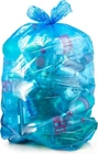 Recycling Trash Bags 55 Gallon, (50 Count W/ties) (pack Of 1), Blue New. Price: $52.03.