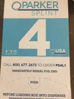 (1 Roll) Parker Medical PS4L2 - Splint, Fiberglass, 4" X 15 Ft (new). Price: $110.50.