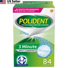 Polident 3 Minute Denture Cleanser Tablets - 84 Count 252 (pack Of 1) New. Price: $25.35.
