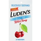 Ludens Throat Drops Sugar Free Wild Cherry 25 Pcs Cough Relief Lozenge New. Price: $15.35.