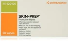 Smith & Nephew 420400 Skin-prep Protection Dressing Wipes 50 Count Box New. Price: $10.99.