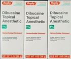 Rugby Dibucaine Topical Anesthetic 1% Hemorrhoidal Ointment (3 Pack)-exp 02-2028 New. Price: $21.99.