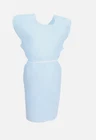 Blue Disposable Adult Tissue-poly Exam Gown One Size Fits Most 12 Ct 40"L(K11) New. Price: $14.99.
