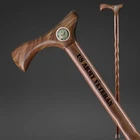 Brazos Us Veterans Army Handcrafted Walnut Walking Cane - 37" Solid Wood Militar New. Price: $80.00.