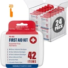 Decorrack 1000 First Aid Kit, 24 Individual Boxes Pieces Pack New. Price: $72.49.