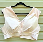 Tommie Copper Sports Bra Women's Pink 3XL Zip Front Shoulder Support New. Price: $15.99.