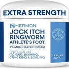 Hermon Jock Itch Cream Ringworm Treatment For Humans, Athlete's Foot Fa... New. Price: $47.94.