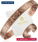 Biomag Copper Bracelet & Ring For Women, 99.99% Pure Magnetic Ly New. Price: $16.86.