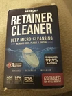 Breelex Retainer Cleaner 108 Tablets Deep Micro Cleansing Expires 1/2023 New. Price: $22.75.