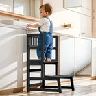 Cosyland Toddler Step Stool With Armrest Wooden Helper For Bathroom Sink, P... New. Price: $61.59.