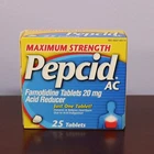 New Pepcid Maximum Strength 20MG Famotidine Acid Reducer 25 Tabs Exp 11/2026. Price: $9.84.