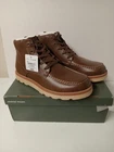 Mutual Weave Drew Ankle Boots Mens Us Size 9.5M Brown Synthetic Moc Toe Lace Up New. Price: $34.99.
