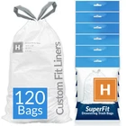 Reli. Superfit Code 120 Count Compatible Simplehuman Dispenser Pack New. Price: $49.97.