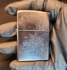 2015 Zippo Classic Antique Silver Plate Windproof Pocket Lighter, 121FB Used. Price: $20.00.