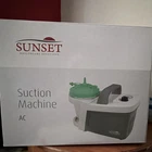 Sunset Electric Suction Machine Model SU100AC White Gray Green New. Price: $112.50.