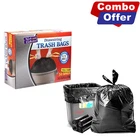 Nicole Home 30 Gallon Black Tall Kitchen Drawstring Trash Bags New. Price: $188.98.
