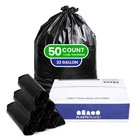 Plasticplace 32 Gallon Trash Bags Garbage Can 1 Count (pack Of 50), Black New. Price: $43.99.